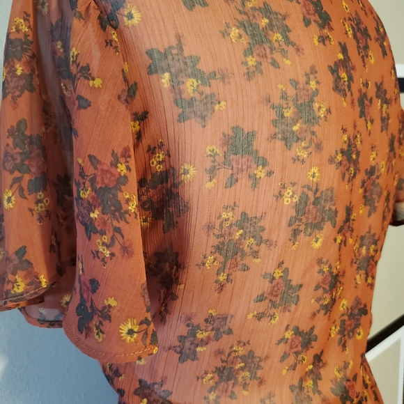 Bohemian high low blouse - Picture 4 of 5
